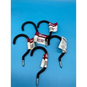 Hyper Tough Heavy-Duty Bike Hooks Set of 5 Wall Mount Garage Storage 2017